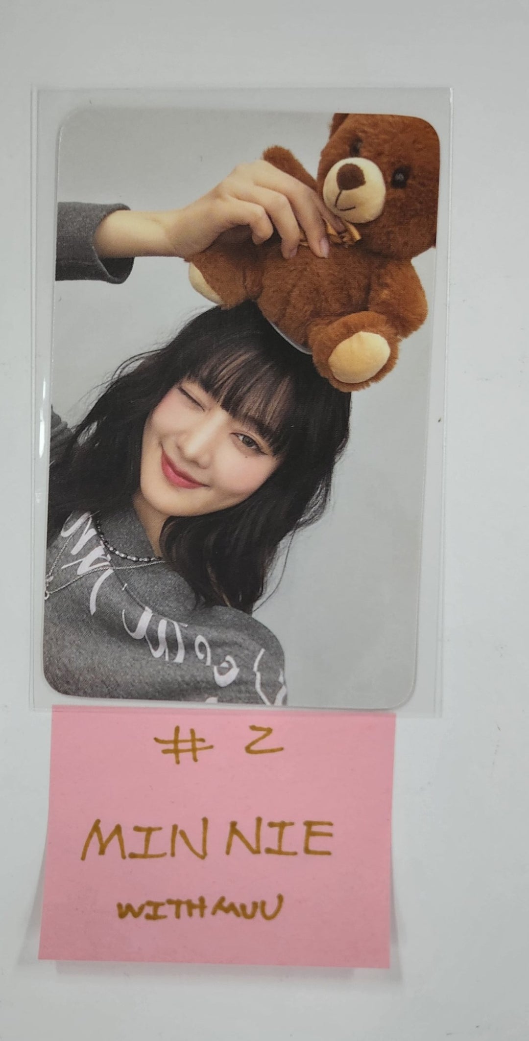Minnie (of (G)I-DLE) "Her" - Withmuu Fansign Event Photocard Round 2 [25.4.8]