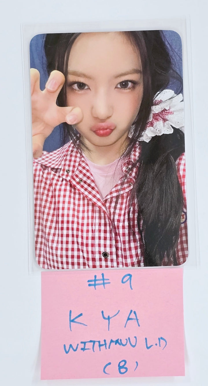 KiiiKiii "UNCUT GEM" - Withmuu Lucky Draw Event Photocard Round 2 [25.4.8]