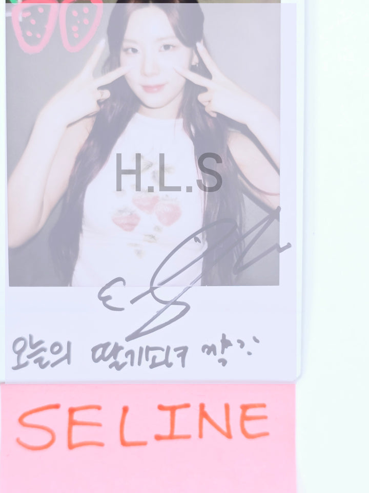 Seline (Of Cignature) "Sweetie but Saltie" - Hand Autographed(Signed) Polaroid [25.4.8]
