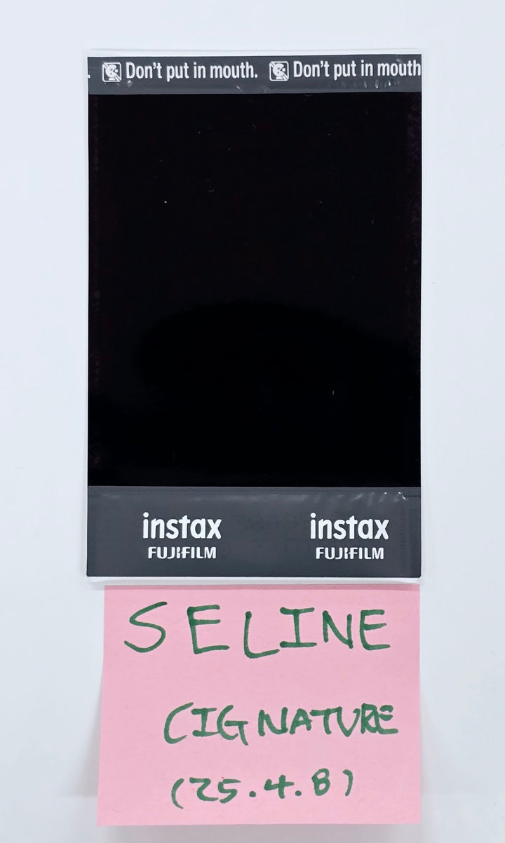 Seline (Of Cignature) "Sweetie but Saltie" - Hand Autographed(Signed) Polaroid [25.4.8]