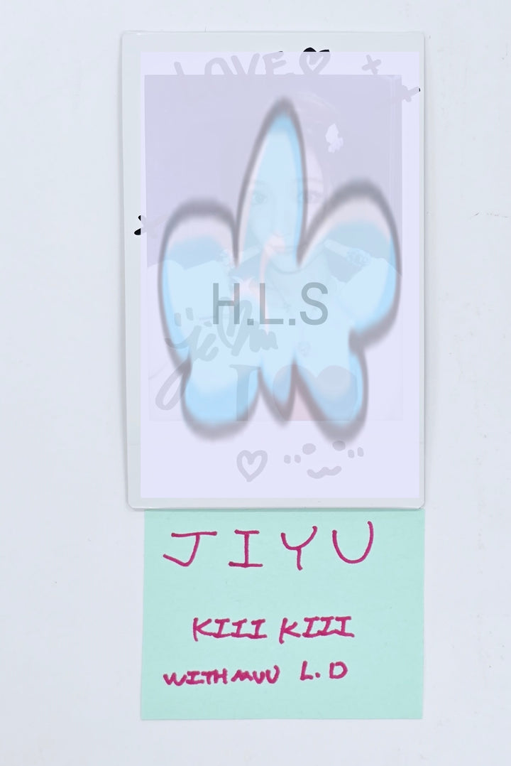 JIYU (Of KiiiKiii) "UNCUT GEM" - Hand Autographed(Singed) Polaroid [25.4.9]