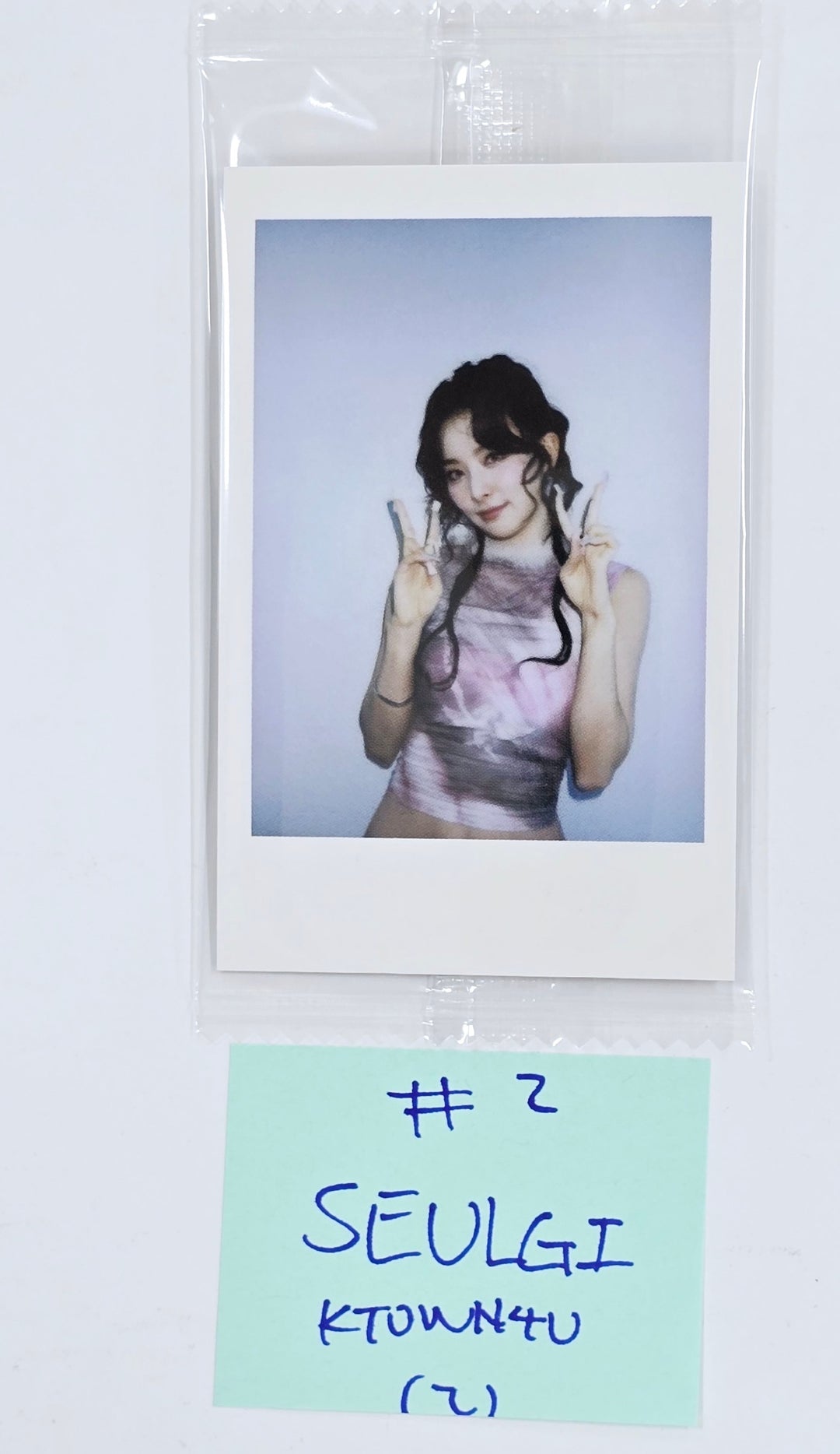 SEULGI (Of Red velvet) "Accidentally On Purpose" - Ktown4U Fansign Event Photocard Round 2 [25.4.9]