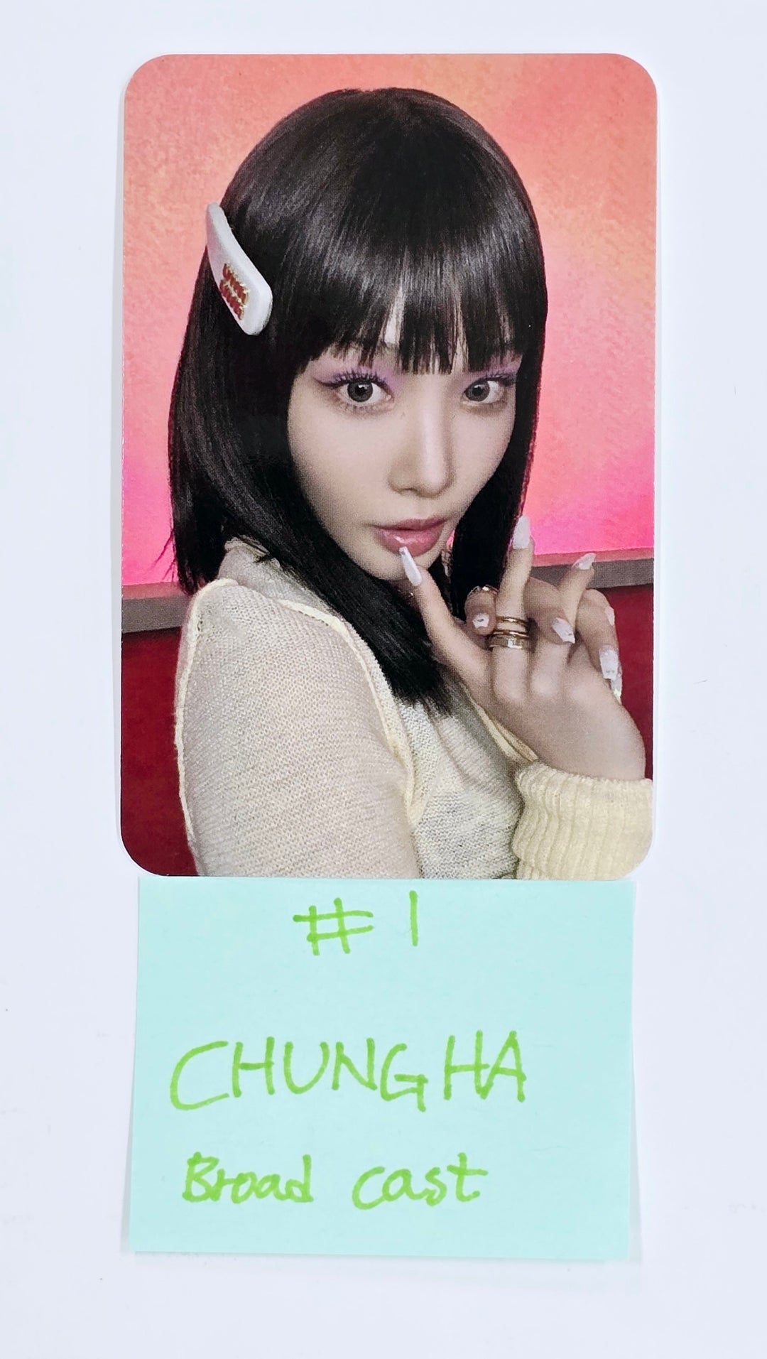 Chung Ha "Alivio" - Broadcast Photocard [25.4.9] - Must Read !