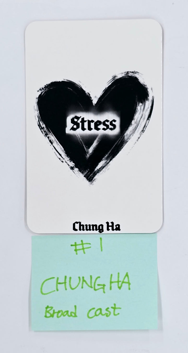 Chung Ha "Alivio" - Broadcast Photocard [25.4.9] - Must Read !