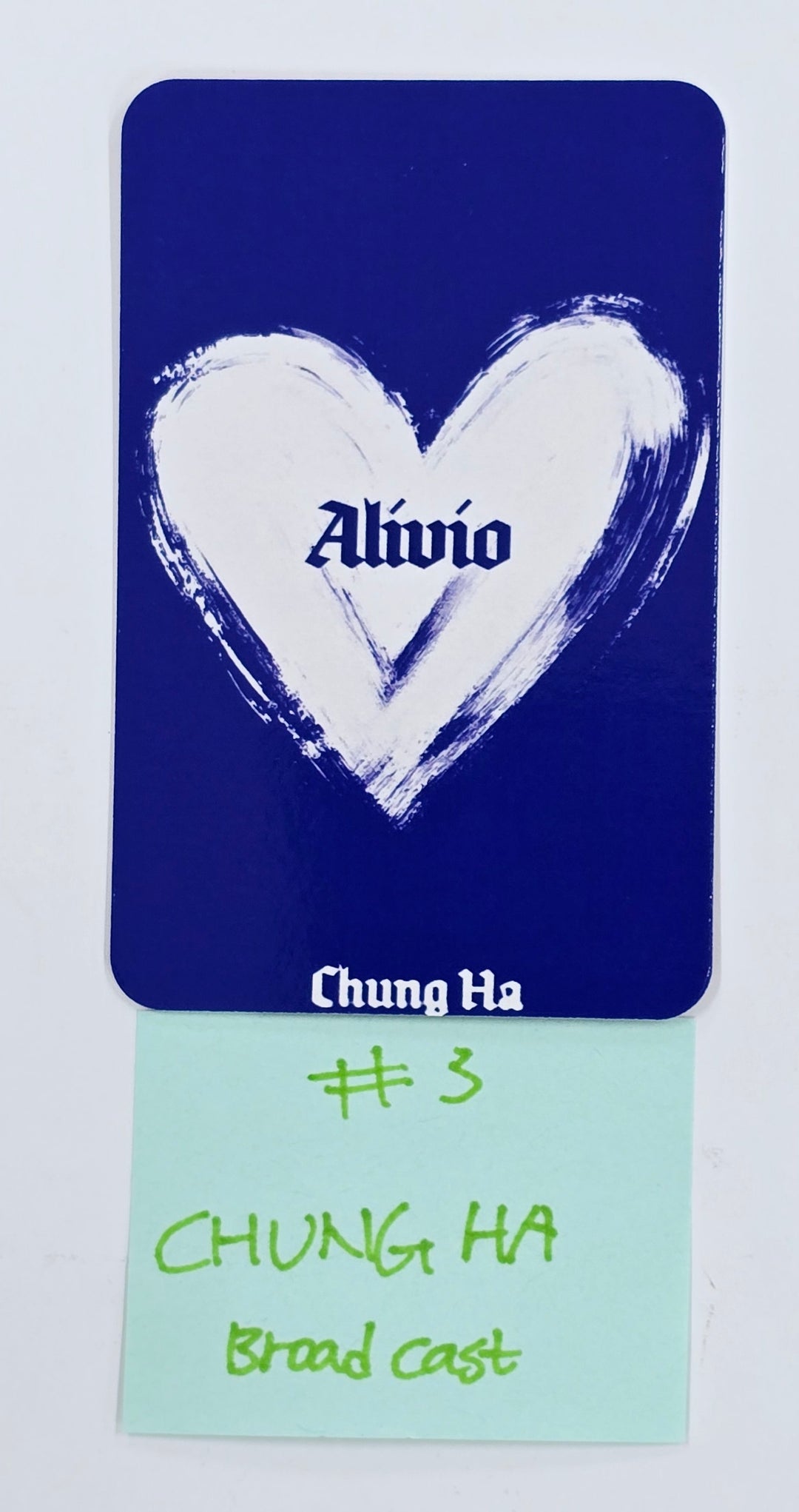 Chung Ha "Alivio" - Broadcast Photocard [25.4.9] - Must Read !