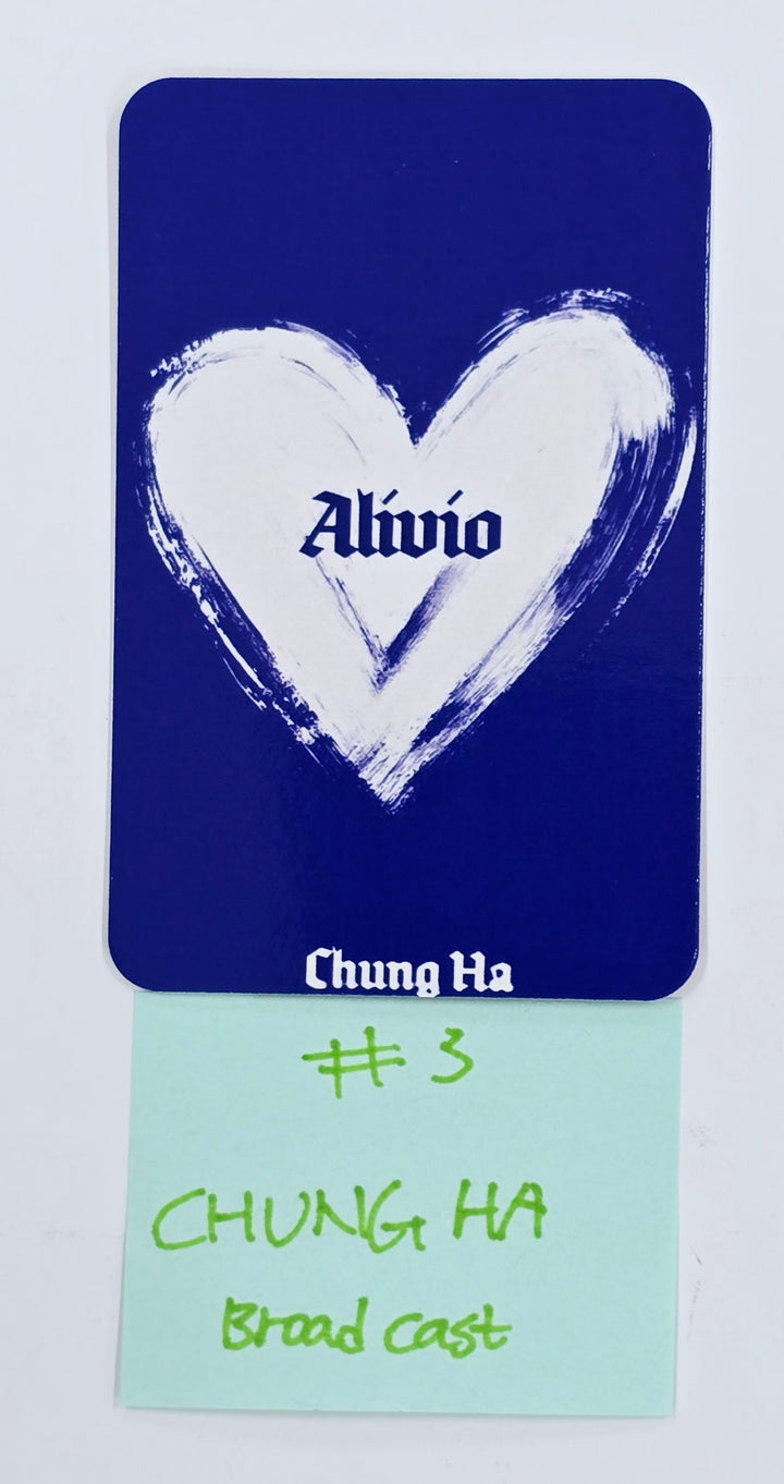 Chung Ha "Alivio" - Broadcast Photocard [25.4.9] - Must Read !