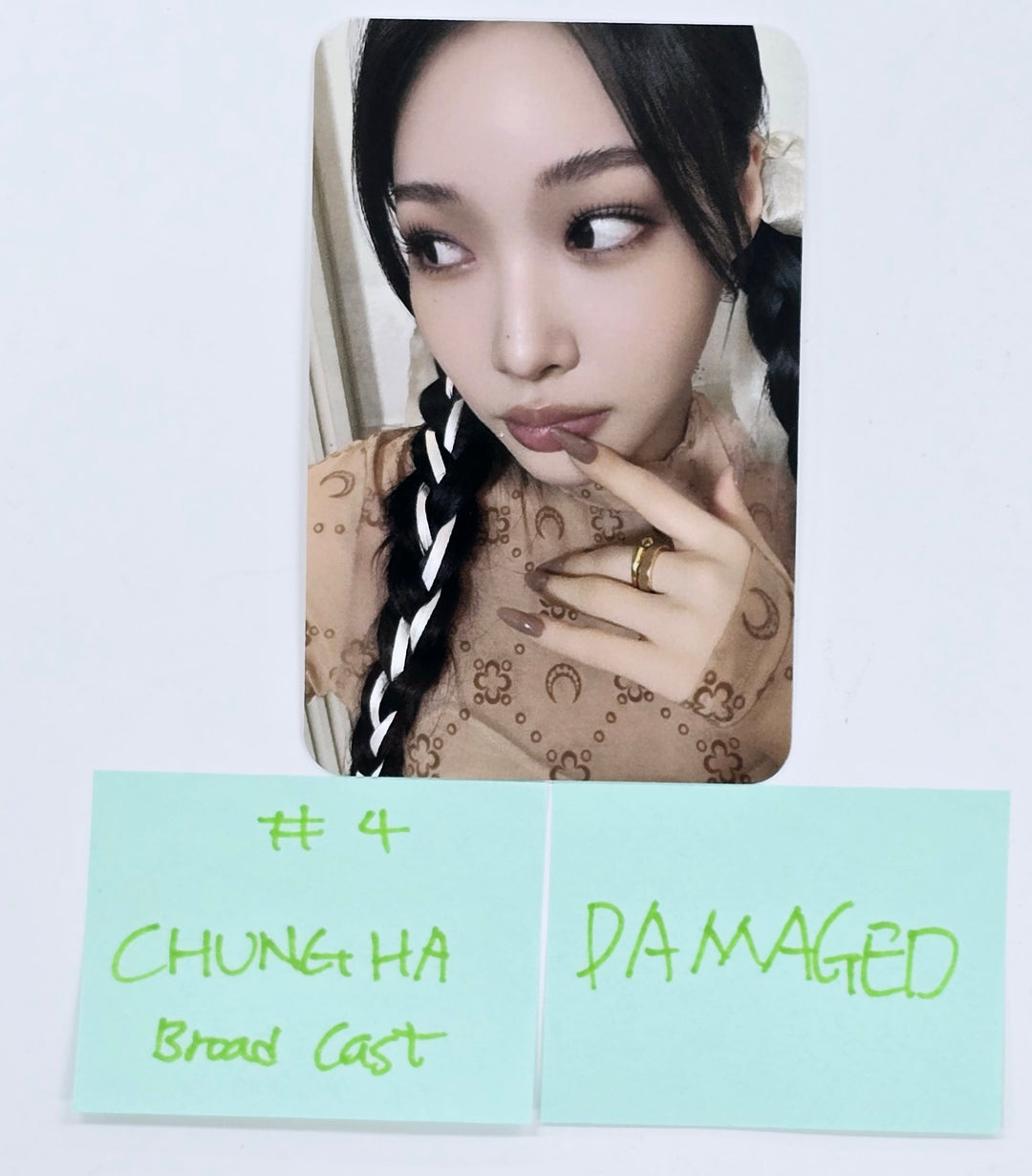 Chung Ha "Alivio" - Broadcast Photocard [25.4.9] - Must Read !