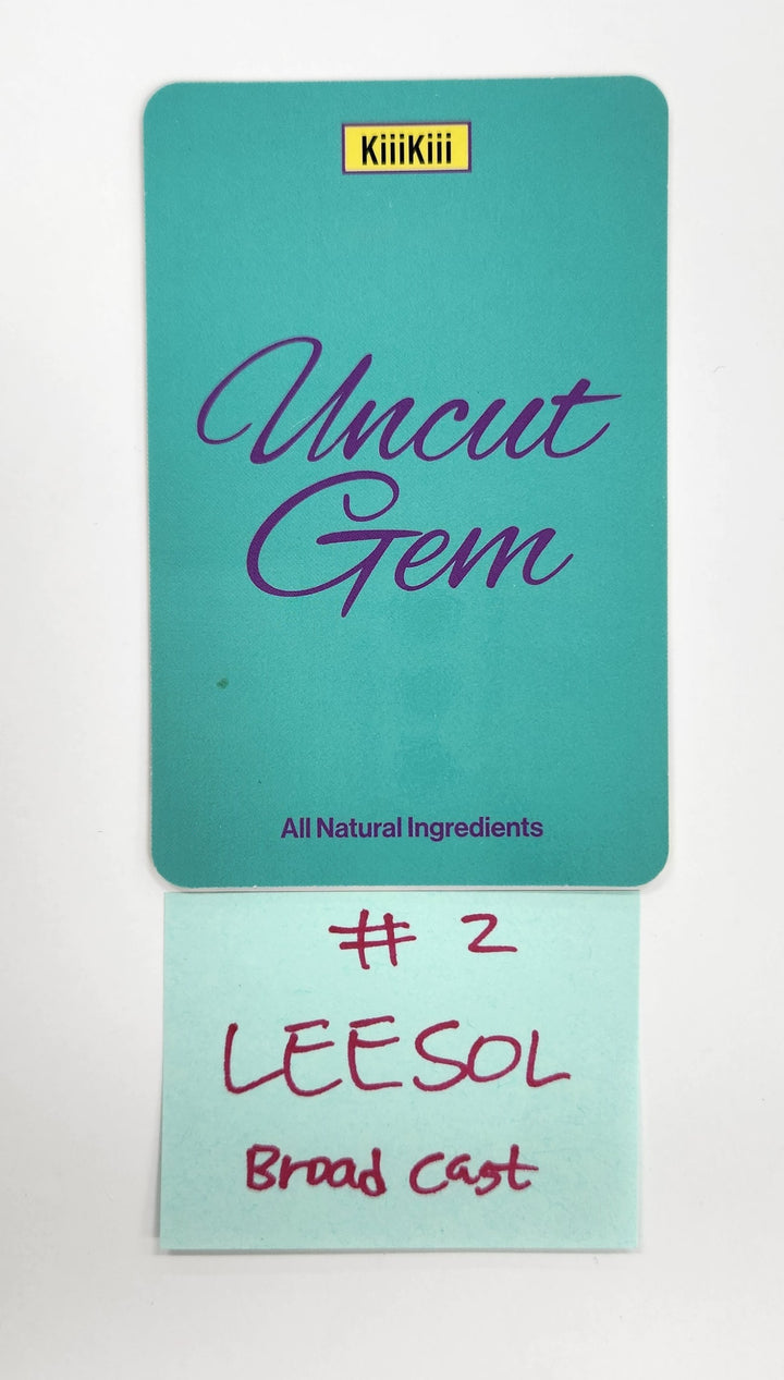 KiiiKiii "UNCUT GEM" - Broadcast Photocard [25.4.9] - Must Read !