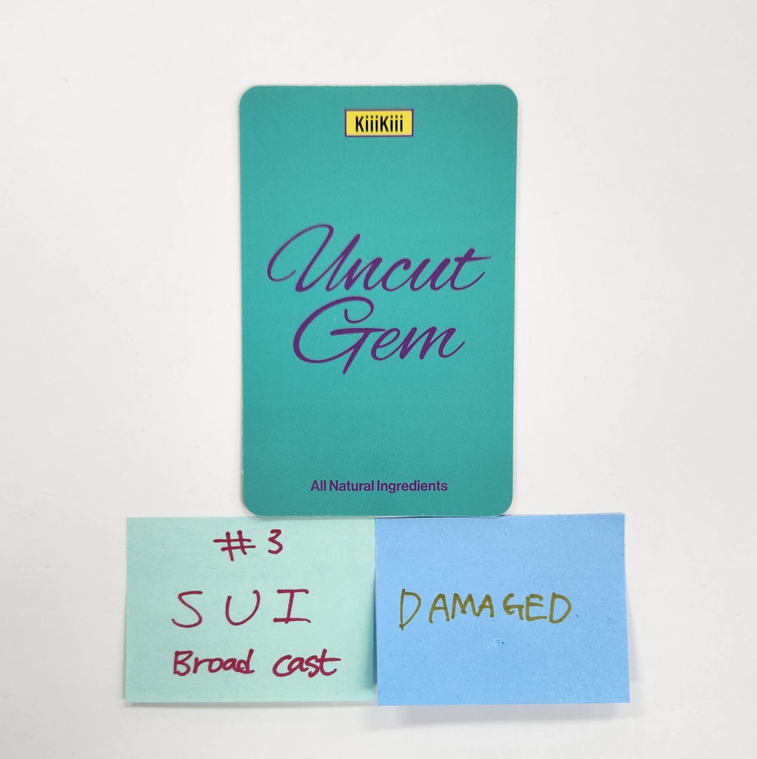 KiiiKiii "UNCUT GEM" - Broadcast Photocard [25.4.9] - Must Read !