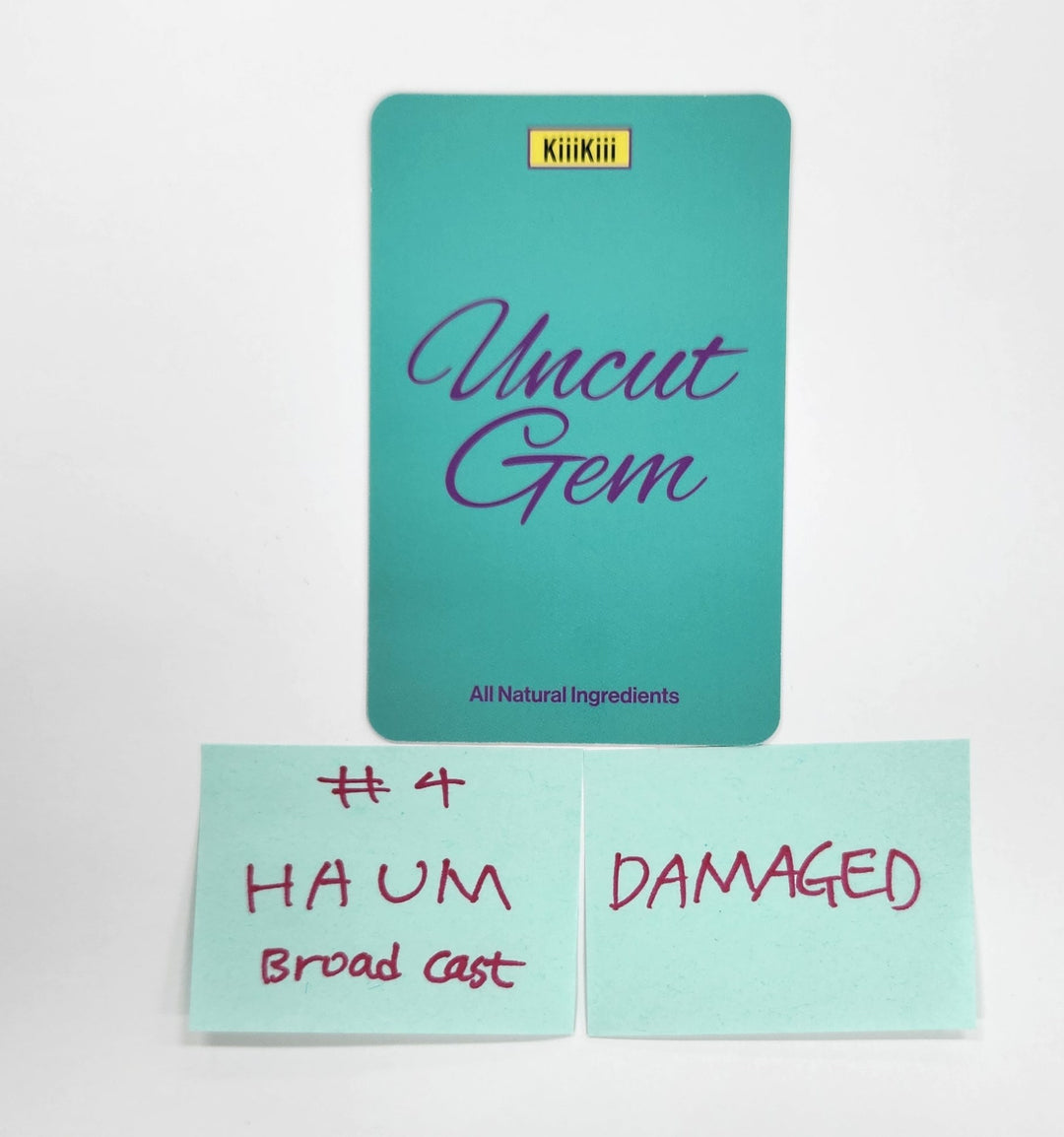 KiiiKiii "UNCUT GEM" - Broadcast Photocard [25.4.9] - Must Read !