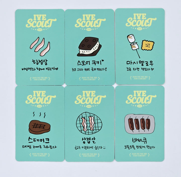 IVE "SCOUNT" 2025 IVE THE 3RD FAN CONCERT - Dive Zone Photocard (Restocked) [25.4.9]
