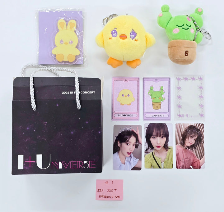 IU "I+UN1VER5E" - 2023 Fanconcert Event PVC Photocards (3EA) &amp; Set [25.4.10]