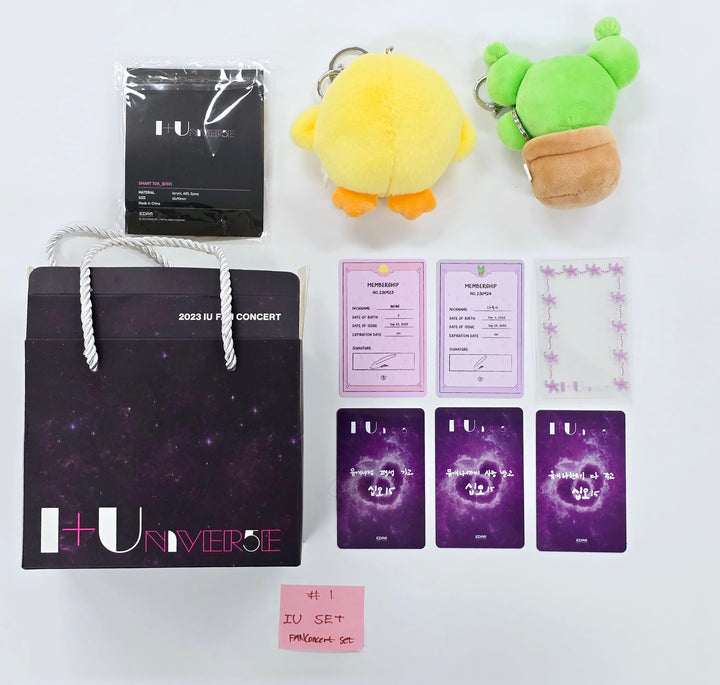 IU "I+UN1VER5E" - 2023 Fanconcert Event PVC Photocards (3EA) &amp; Set [25.4.10]