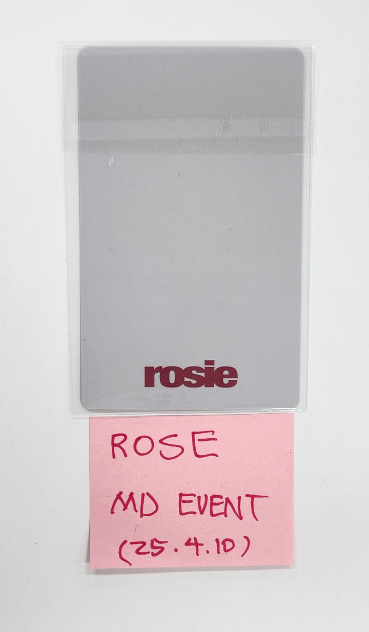 ROSE (of Black Pink) - TheBlackLabel Pop-Up Store MD Event Photocard [25.4.10]