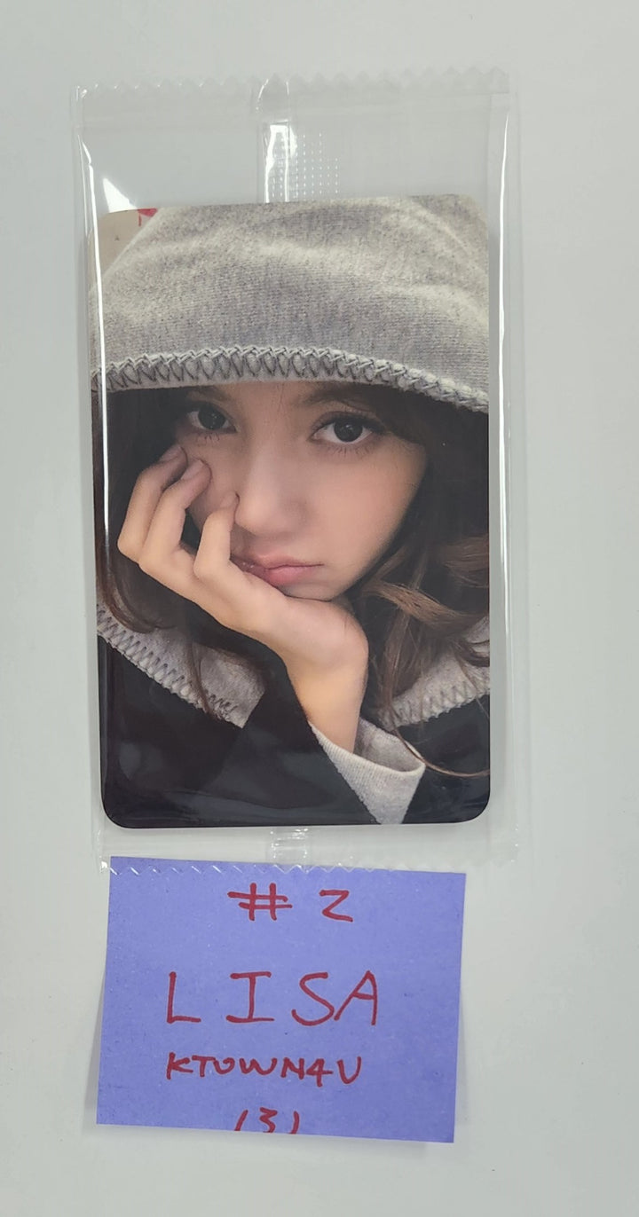 LISA (Of Black Pink) "Alter Ego" - Ktown4u Fansign Event Photocard [Jewel Case Ver.] [25.4.11]