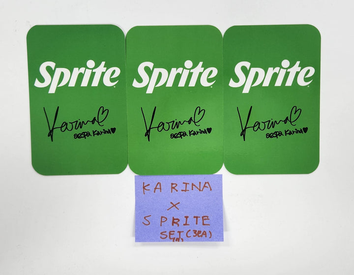 Karina (Of Aespa) - Sprite Event Photocards Set (3EA) [25.4.11]