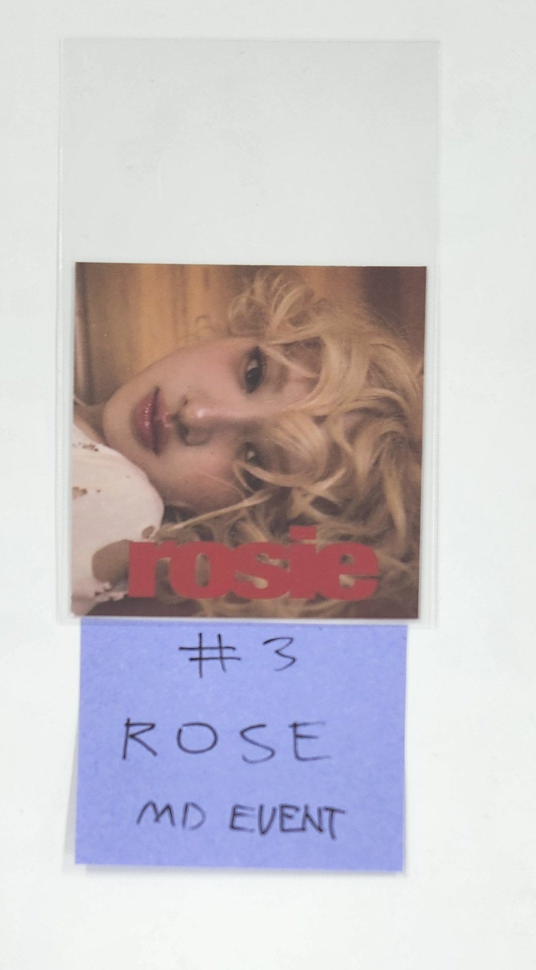 ROSE (of Black Pink) - TheBlackLabel Pop-Up Store MD Event, Visiter QR Event Photocard [25.4.11]