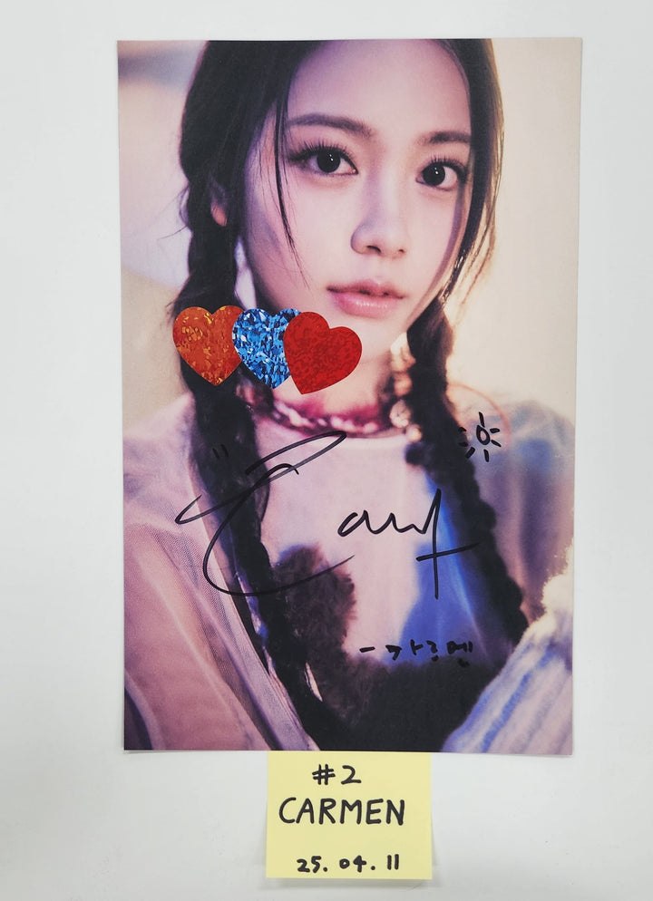 Hearts2Hearts "The Chase" - A Cut Page From Fansign Event Album [25.4.11]