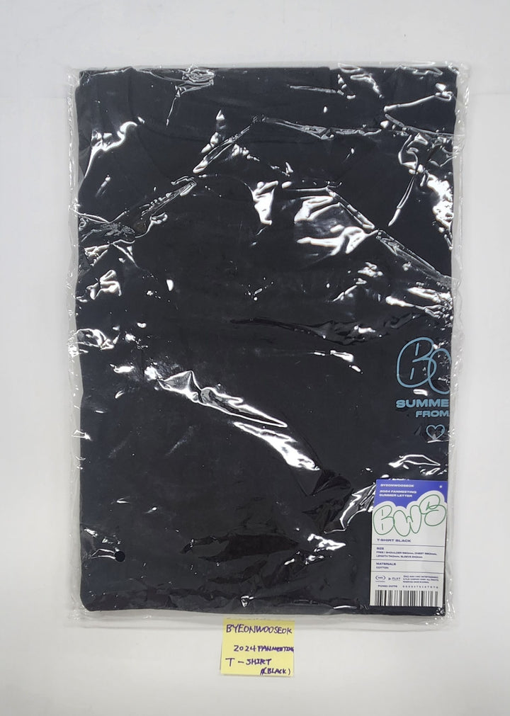 Byeon Woo Seok - 2024 Fanmeeting T-Shirt [Black / Free]