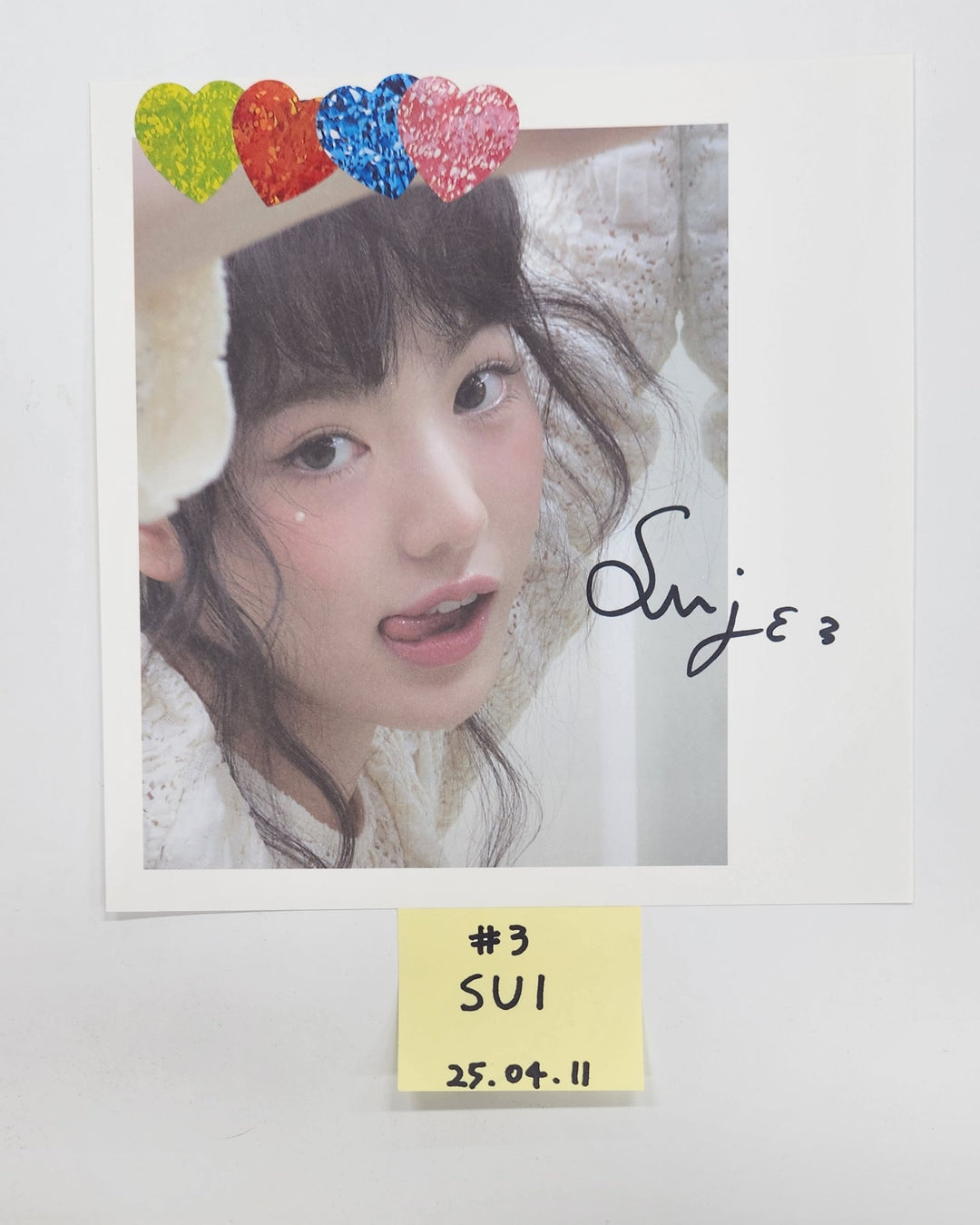 KiiiKiii "UNCUT GEM" - A Cut Page From Fansign Event Album [25.4.11]