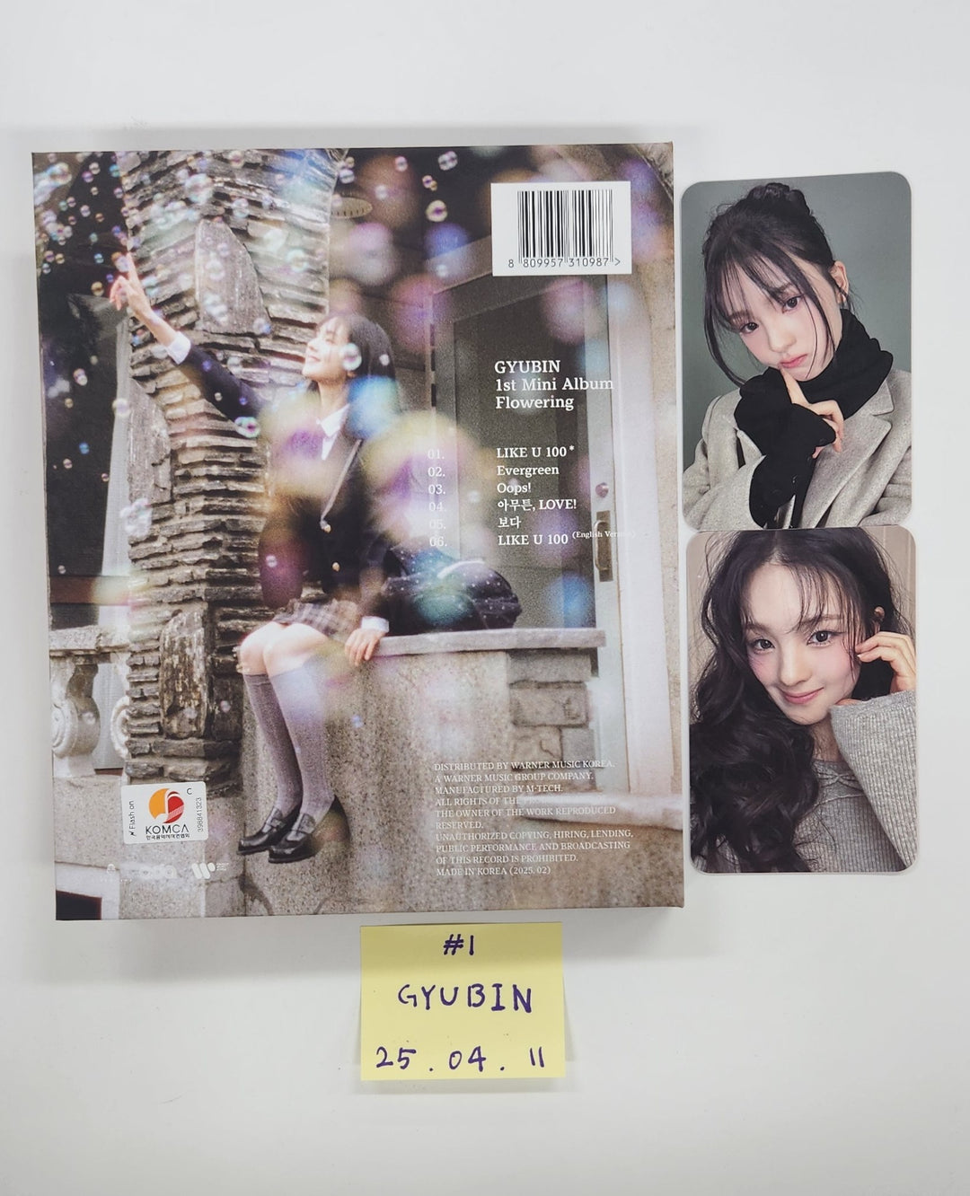 GYUBIN " Flowering" - Hand Autograhped(Signed) Album [25.4.11] - Must Read !