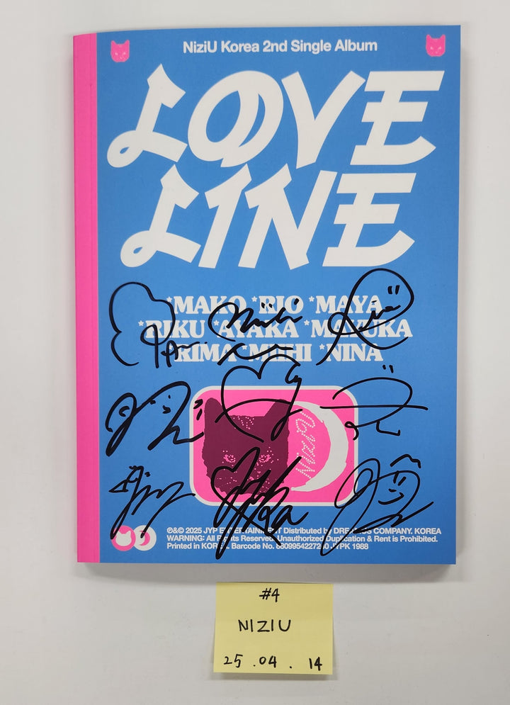 KiiiKiii "UNCUT GEM", SEULGI "Accidentally On Purpose", xikers "HOUSE OF TRICKY : SPUR", NiziU "LOVE LINE", SOLAR "WANT", CLOSE YOUR EYES "ETERNALT" - Hand Autograhped(Signed) Promo Album [25.4.14]