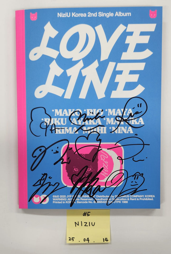 KiiiKiii "UNCUT GEM", SEULGI "Accidentally On Purpose", xikers "HOUSE OF TRICKY : SPUR", NiziU "LOVE LINE", SOLAR "WANT", CLOSE YOUR EYES "ETERNALT" - Hand Autograhped(Signed) Promo Album [25.4.14]