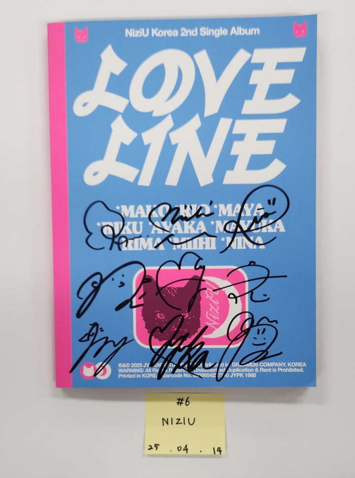 KiiiKiii "UNCUT GEM", SEULGI "Accidentally On Purpose", xikers "HOUSE OF TRICKY : SPUR", NiziU "LOVE LINE", SOLAR "WANT", CLOSE YOUR EYES "ETERNALT" - Hand Autograhped(Signed) Promo Album [25.4.14]