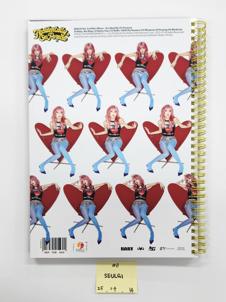 KiiiKiii "UNCUT GEM", SEULGI "Accidentally On Purpose", xikers "HOUSE OF TRICKY : SPUR", NiziU "LOVE LINE", SOLAR "WANT", CLOSE YOUR EYES "ETERNALT" - Hand Autograhped(Signed) Promo Album [25.4.14]