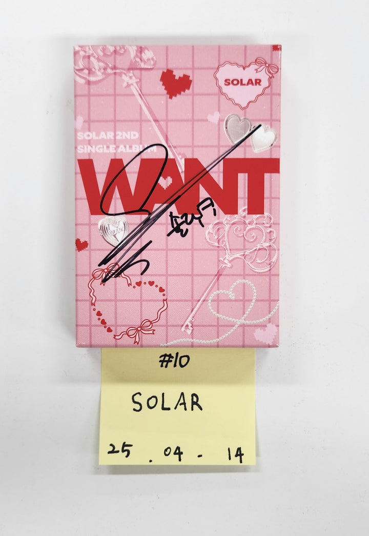 KiiiKiii "UNCUT GEM", SEULGI "Accidentally On Purpose", xikers "HOUSE OF TRICKY : SPUR", NiziU "LOVE LINE", SOLAR "WANT", CLOSE YOUR EYES "ETERNALT" - Hand Autograhped(Signed) Promo Album [25.4.14]