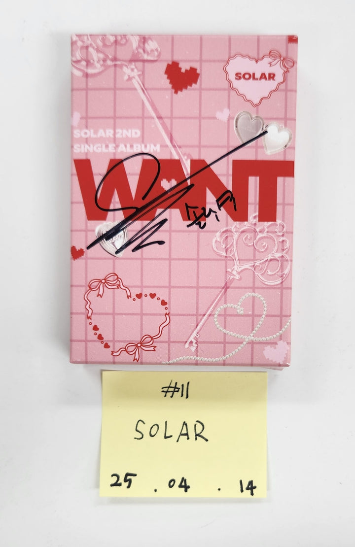 KiiiKiii "UNCUT GEM", SEULGI "Accidentally On Purpose", xikers "HOUSE OF TRICKY : SPUR", NiziU "LOVE LINE", SOLAR "WANT", CLOSE YOUR EYES "ETERNALT" - Hand Autograhped(Signed) Promo Album [25.4.14]