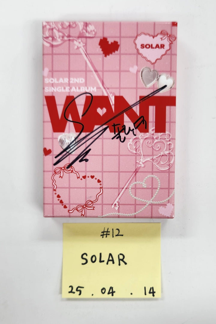 KiiiKiii "UNCUT GEM", SEULGI "Accidentally On Purpose", xikers "HOUSE OF TRICKY : SPUR", NiziU "LOVE LINE", SOLAR "WANT", CLOSE YOUR EYES "ETERNALT" - Hand Autograhped(Signed) Promo Album [25.4.14]
