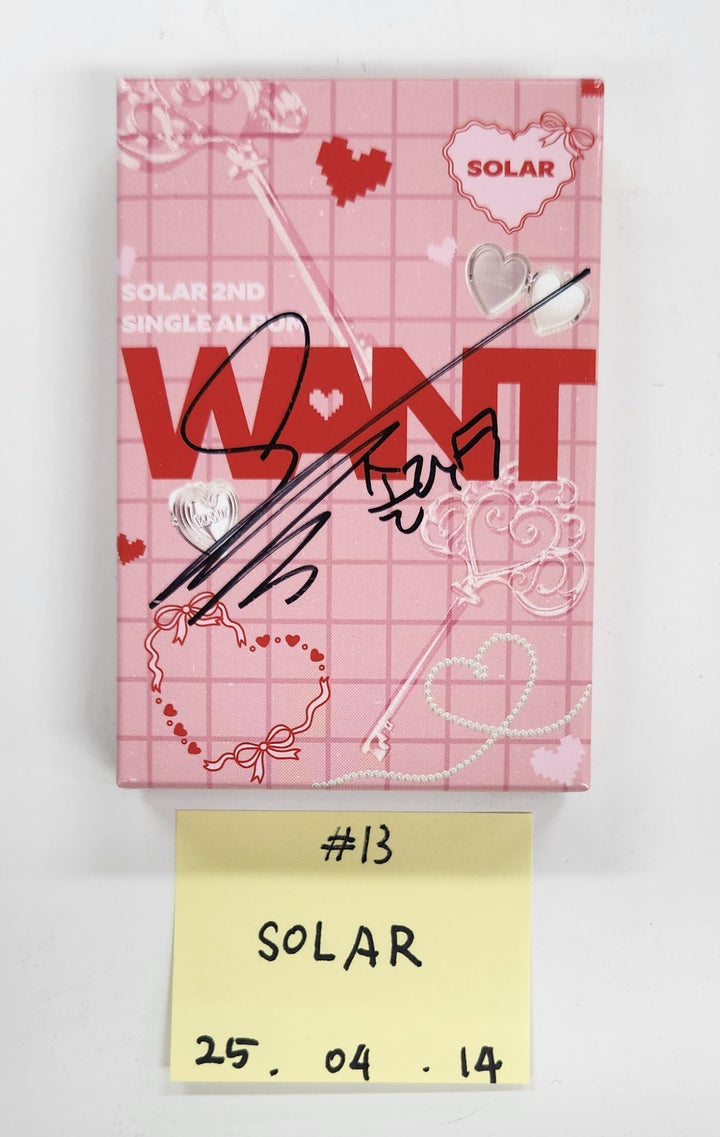 KiiiKiii "UNCUT GEM", SEULGI "Accidentally On Purpose", xikers "HOUSE OF TRICKY : SPUR", NiziU "LOVE LINE", SOLAR "WANT", CLOSE YOUR EYES "ETERNALT" - Hand Autograhped(Signed) Promo Album [25.4.14]
