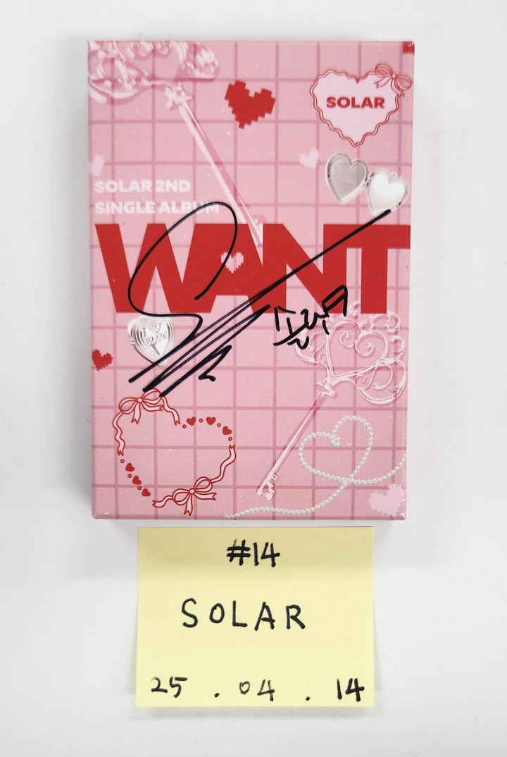 KiiiKiii "UNCUT GEM", SEULGI "Accidentally On Purpose", xikers "HOUSE OF TRICKY : SPUR", NiziU "LOVE LINE", SOLAR "WANT", CLOSE YOUR EYES "ETERNALT" - Hand Autograhped(Signed) Promo Album [25.4.14]