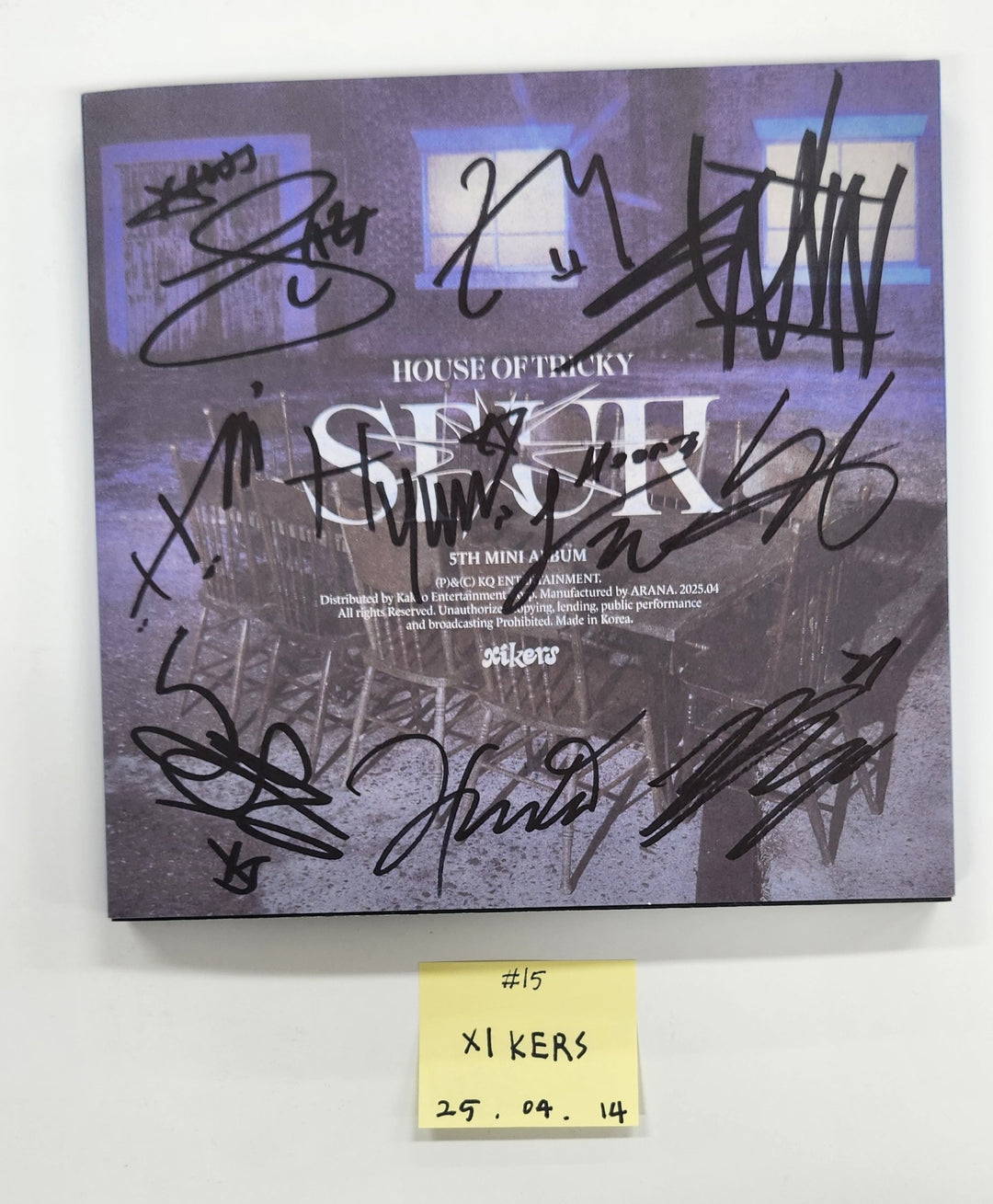 KiiiKiii "UNCUT GEM", SEULGI "Accidentally On Purpose", xikers "HOUSE OF TRICKY : SPUR", NiziU "LOVE LINE", SOLAR "WANT", CLOSE YOUR EYES "ETERNALT" - Hand Autograhped(Signed) Promo Album [25.4.14]