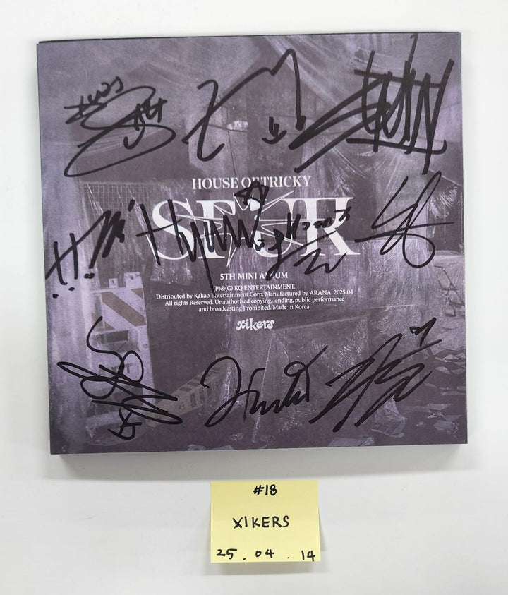 KiiiKiii "UNCUT GEM", SEULGI "Accidentally On Purpose", xikers "HOUSE OF TRICKY : SPUR", NiziU "LOVE LINE", SOLAR "WANT", CLOSE YOUR EYES "ETERNALT" - Hand Autograhped(Signed) Promo Album [25.4.14]