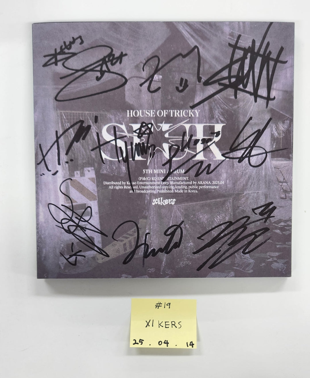 KiiiKiii "UNCUT GEM", SEULGI "Accidentally On Purpose", xikers "HOUSE OF TRICKY : SPUR", NiziU "LOVE LINE", SOLAR "WANT", CLOSE YOUR EYES "ETERNALT" - Hand Autograhped(Signed) Promo Album [25.4.14]