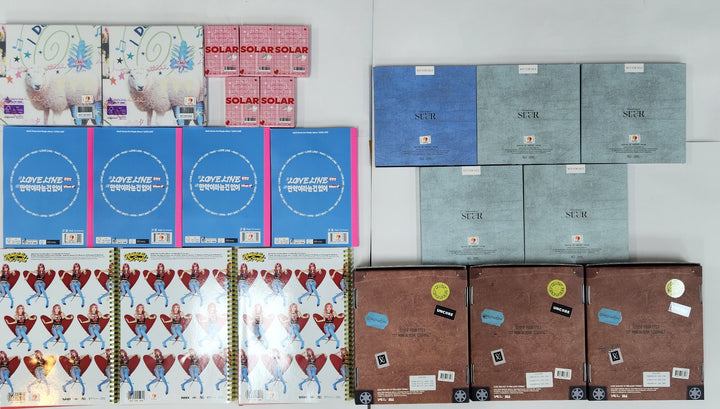 KiiiKiii "UNCUT GEM", SEULGI "Accidentally On Purpose", xikers "HOUSE OF TRICKY : SPUR", NiziU "LOVE LINE", SOLAR "WANT", CLOSE YOUR EYES "ETERNALT" - Hand Autograhped(Signed) Promo Album [25.4.14]