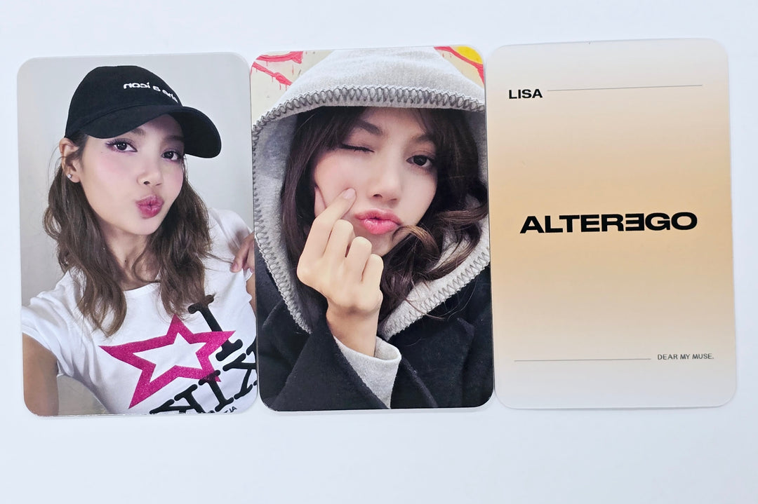 LISA (Of Black Pink) "Alter Ego" - Dear My Muse Fansign Event photocard [Jewel Case Ver.] [25.4.14]