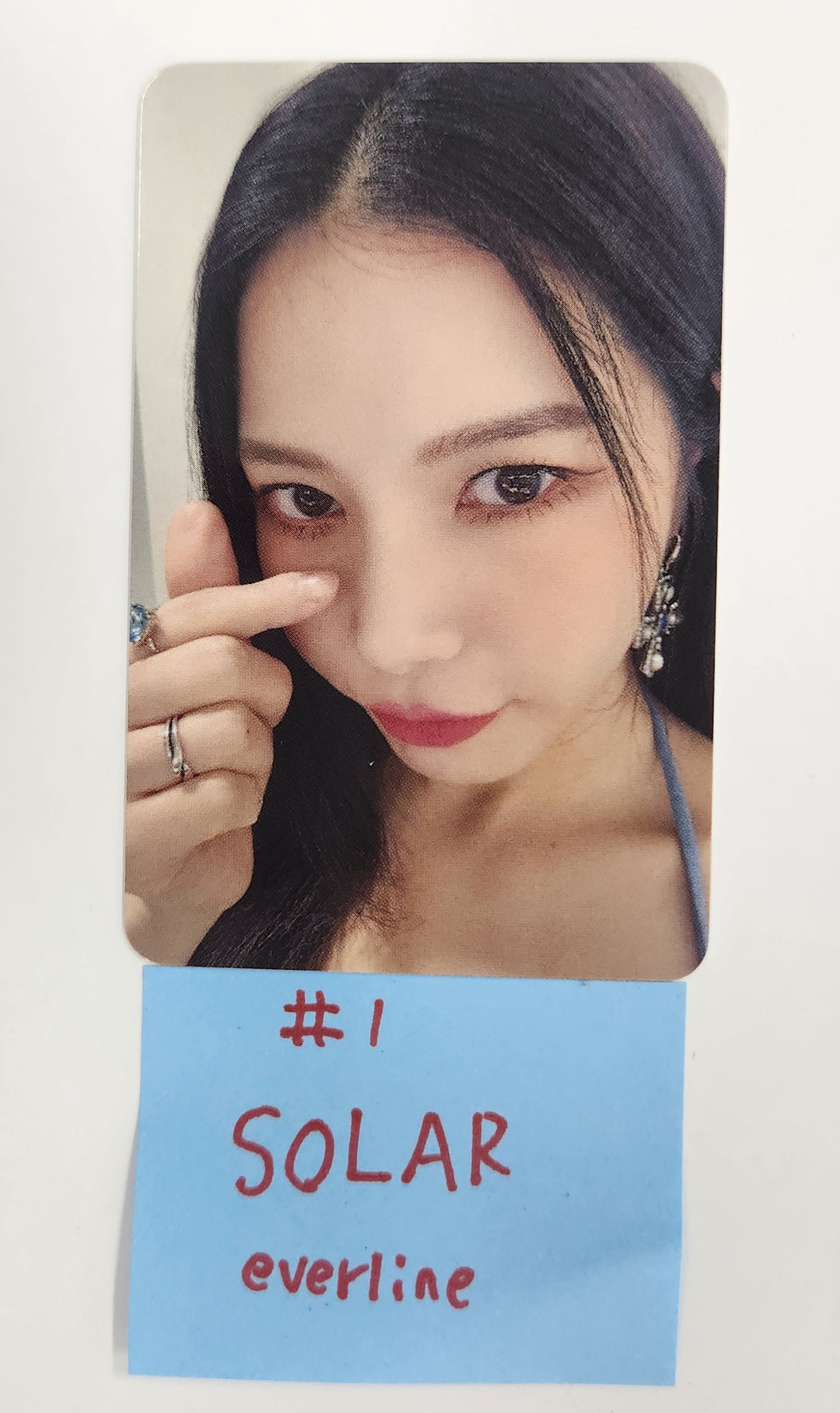 SOLAR (Of MAMAMOO) "WANT " - Everline Fansign Event Photocard [PLVE Ver.] [25.4.15]