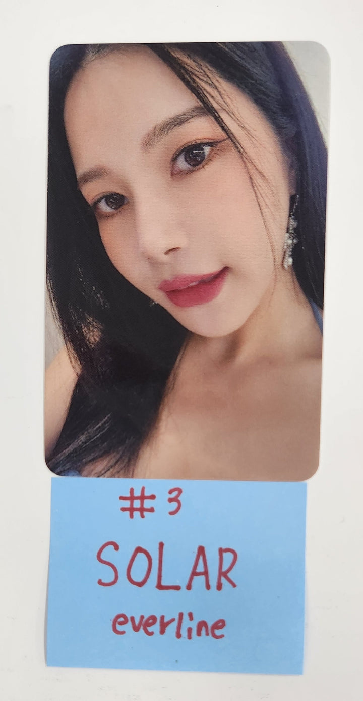 SOLAR (Of MAMAMOO) "WANT " - Everline Fansign Event Photocard [PLVE Ver.] [25.4.15]