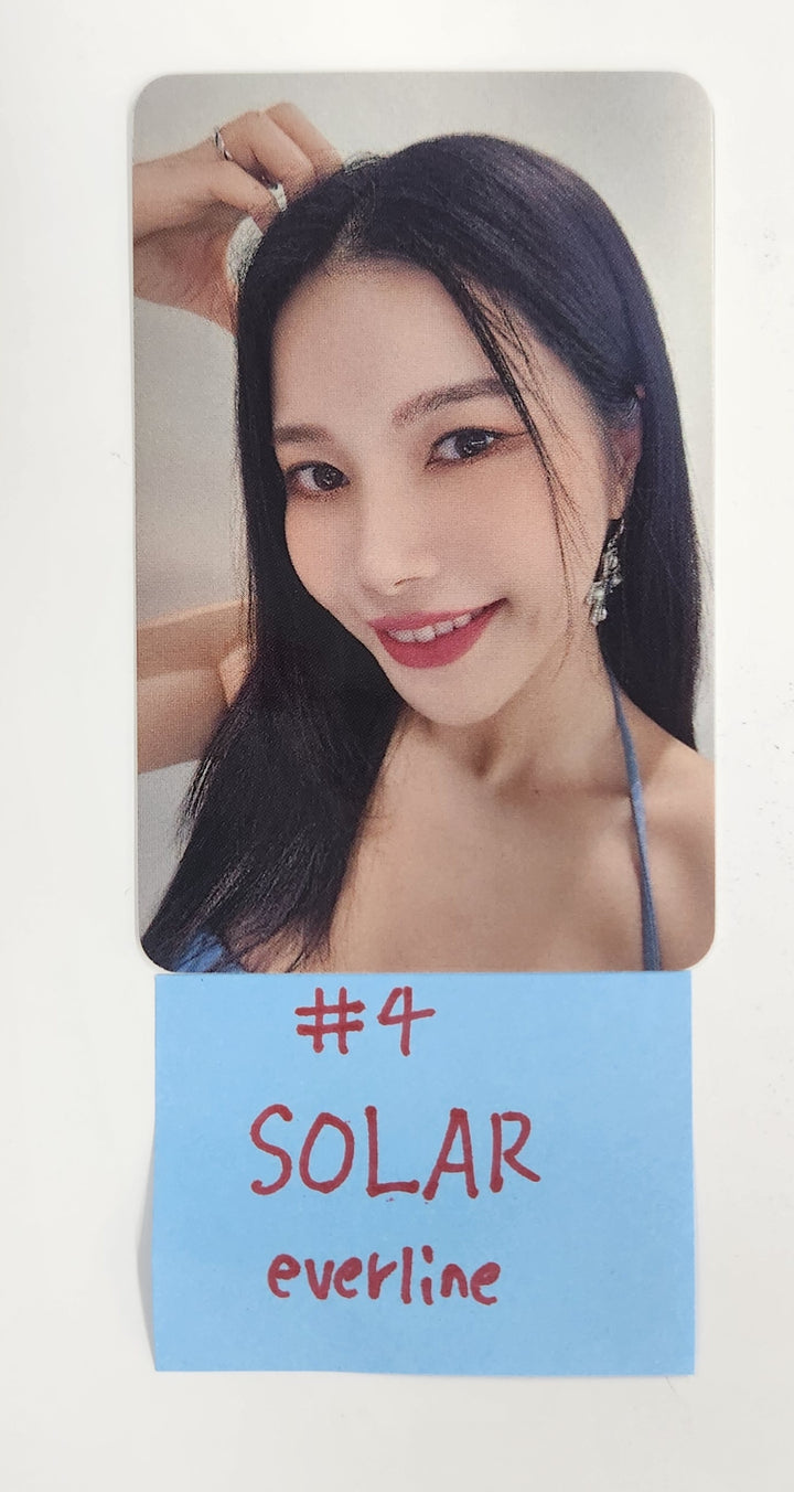 SOLAR (Of MAMAMOO) "WANT " - Everline Fansign Event Photocard [PLVE Ver.] [25.4.15]