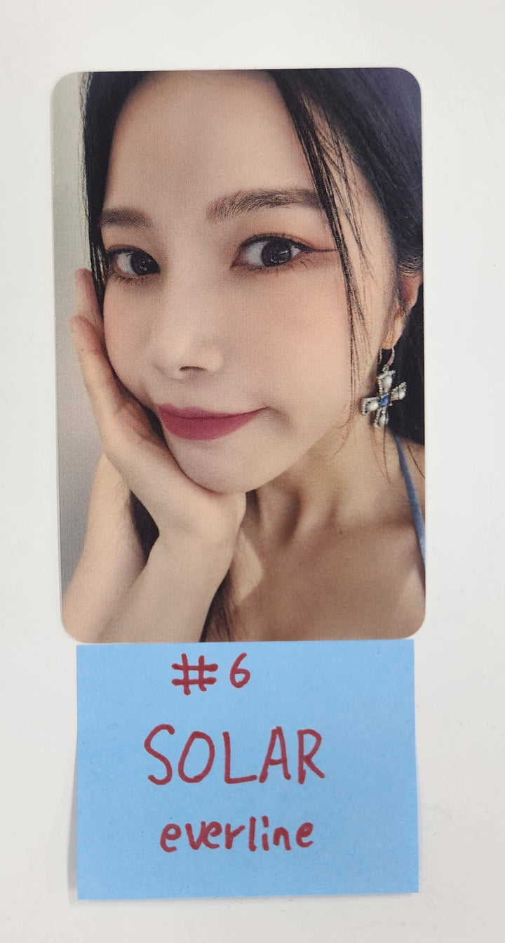 SOLAR (Of MAMAMOO) "WANT " - Everline Fansign Event Photocard [PLVE Ver.] [25.4.15]