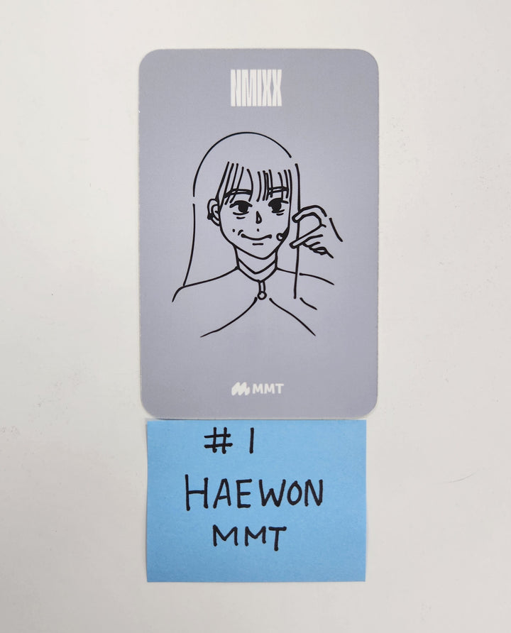 HAEWON&amp; KYUJIN (Of NMIXX) "Fe3O4: FORWARD" - Hand Autographed(Signed) Photocard [25.04.15]