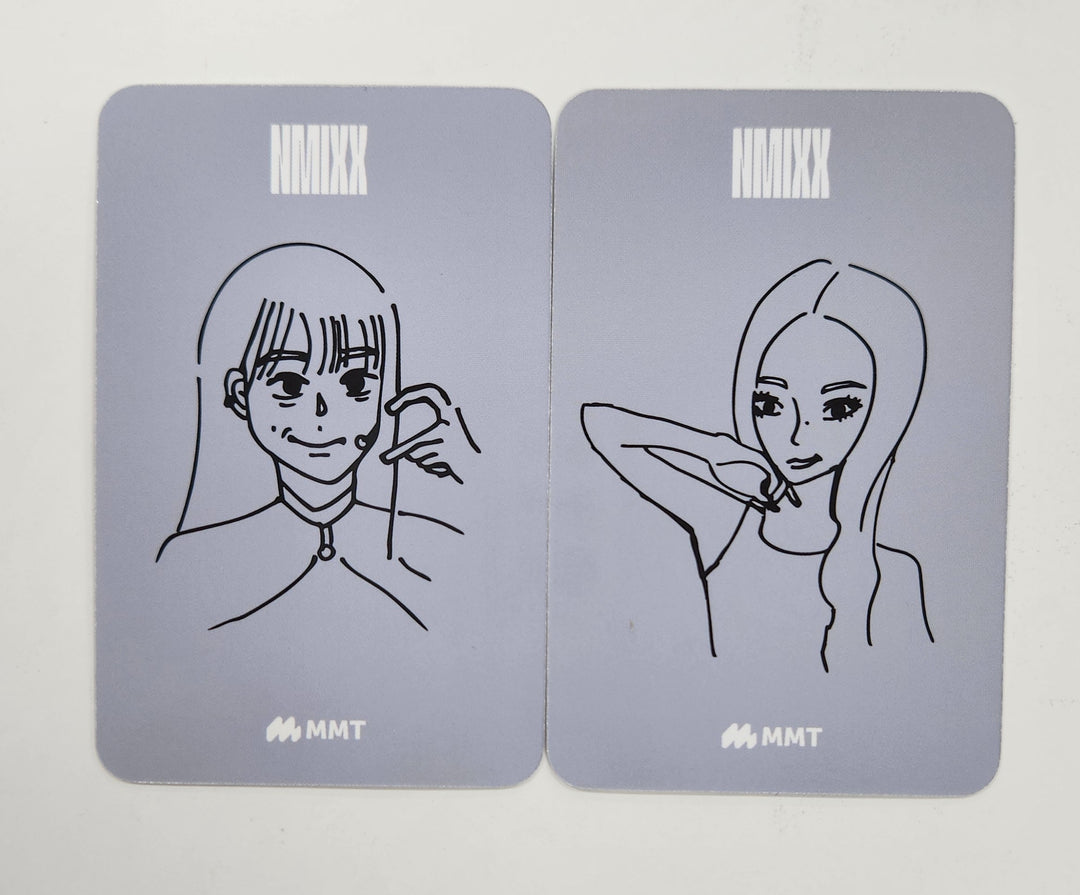 HAEWON&amp; KYUJIN (Of NMIXX) "Fe3O4: FORWARD" - Hand Autographed(Signed) Photocard [25.04.15]
