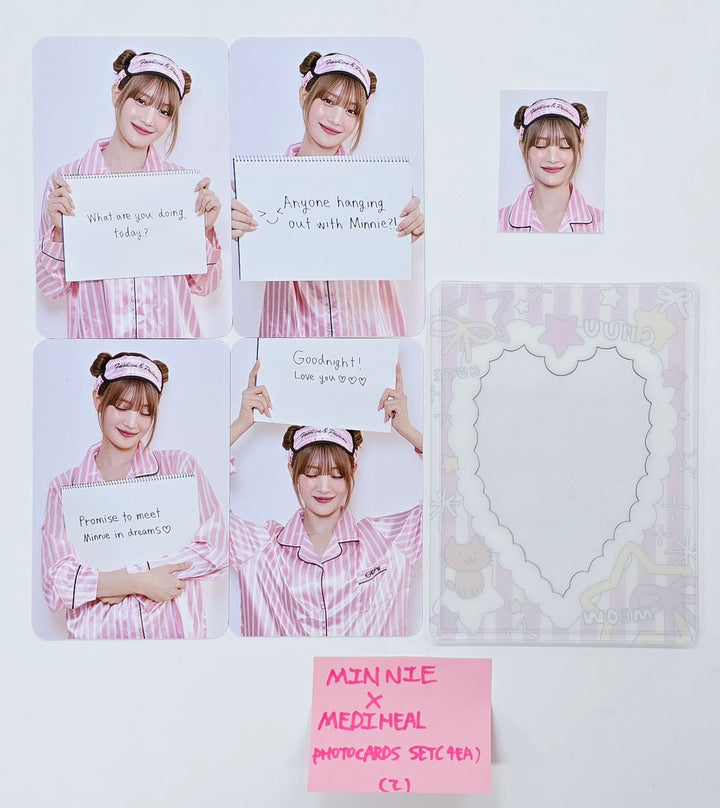 Minnie (Of (G) I-DLE) - Mediheal Event Photocards Set (4EA) [25.4.16]
