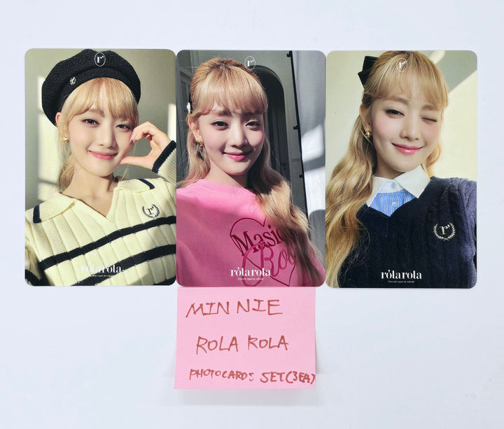 Minnie (Of (G) I-DLE) - ROLAROLA Event Photocards Set (3EA) [25.4.16]