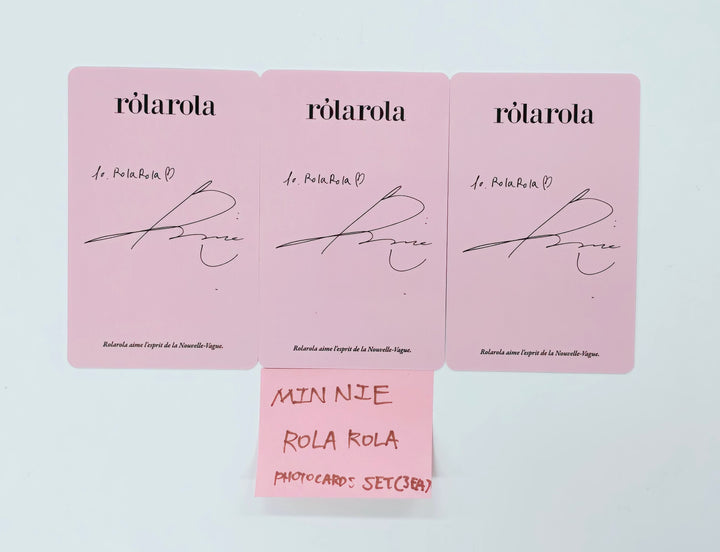 Minnie (Of (G) I-DLE) - ROLAROLA Event Photocards Set (3EA) [25.4.16]