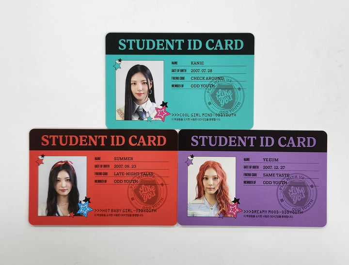 ODD YOUTH "I LIKE YOU" - Official Photocard [Back Pack Ver.] [25.4.16]