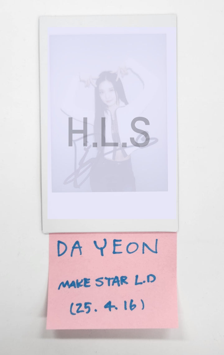 Dayeon (Of Kep1er) "TIPI-TAP" - Hand Autographed(Signed) Polaroid [25.4.16]